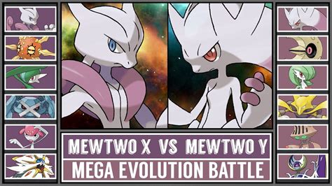 mega mew x and y|mega mewtwo x vs y.